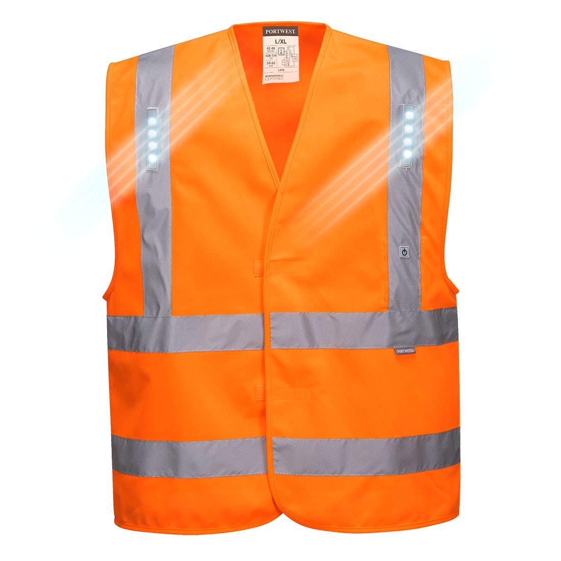 hi vis jacket with lights