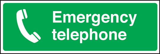 emergency-telephone-sign