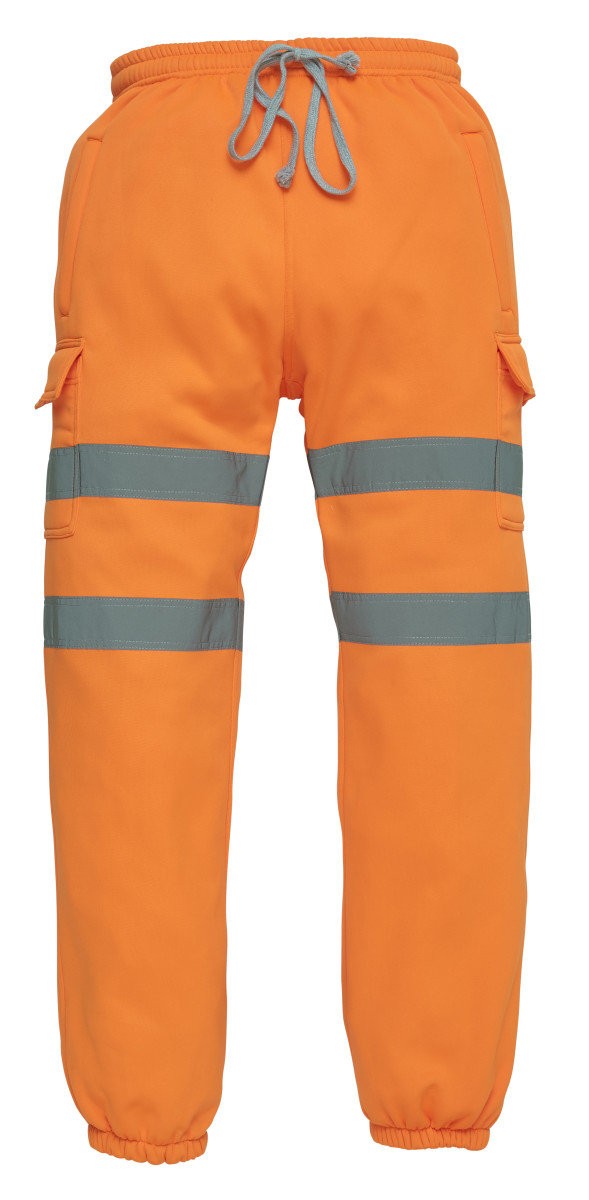 hi vis joggers orange screwfix