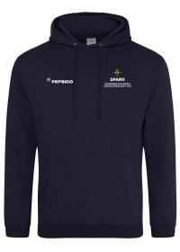 Spark Embroidered Black Hoody UC502