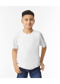 White Kids Tee Shirt Gildan Heavy Cotton 5000B