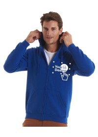 Uneek Personalised Full Zip Hooded Sweatshirt UC504