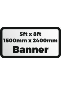 Custom Printed banner 5ftx8ft 1500x2400mm