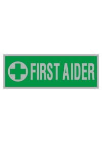 First aider reflect badge slider