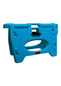 AlphaBloc® 1m Folding Traffic Separator - Water Filled - Blue