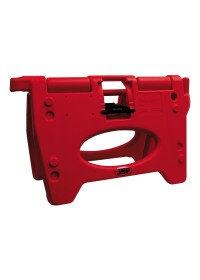 AlphaBloc® 1m Folding Traffic Separator - Water Filled - Red