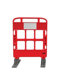 Portagate® Single Gate with Reflectives c-w Feet & Clip - Red
