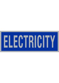 Electricity Reflective Badge