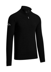 Callaway CW075 Ribbed ¼ zip Merino sweater