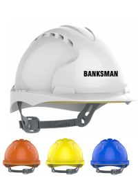 Banksman Printed Safety Helmet