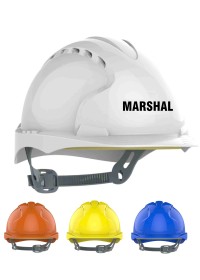 Marshal Printed Safety Helmet Evo2