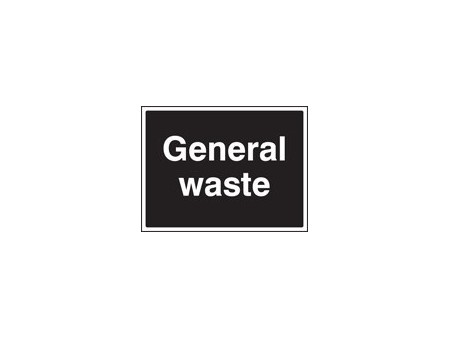 General waste sign